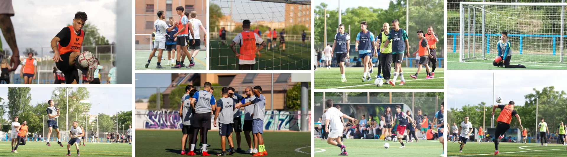 Collage de fotos de fútbol de IF7SPORTS