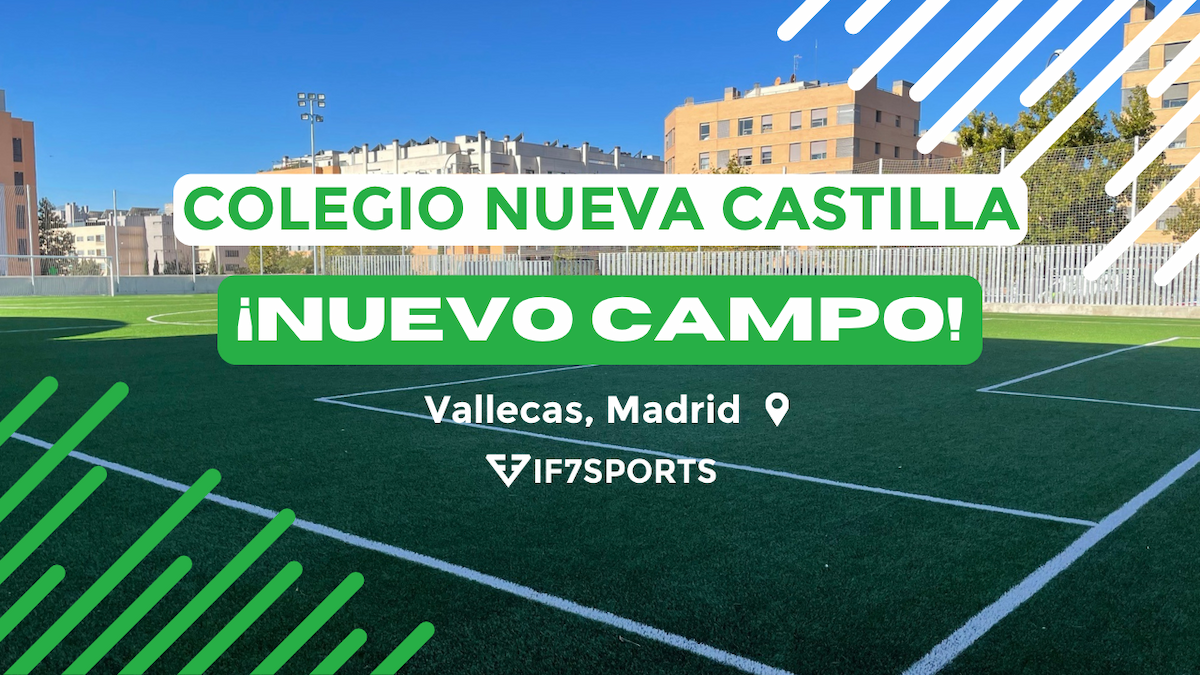 Nuevo campo disponible: juega en el Colegio Nueva Castilla (Villa de Vallecas)