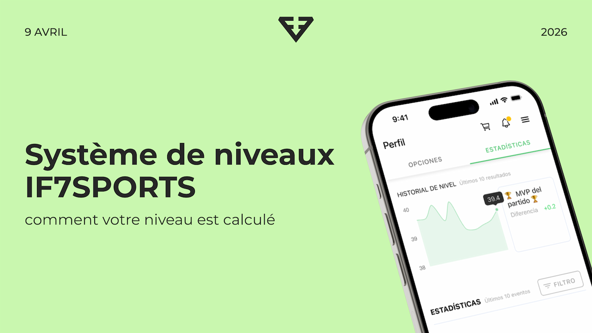 Système de niveaux IF7SPORTS : comment votre niveau est calculé